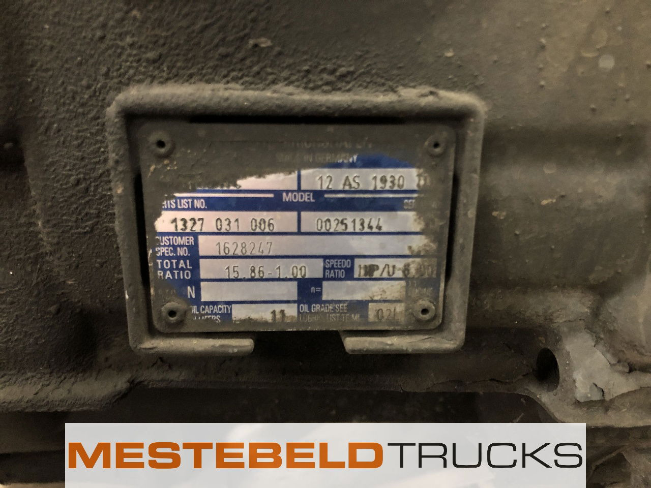 DAF 12 AS 1930 TD - 기어박스 및 부품 트럭 용 : 사진 5 DAF 12 AS 1930 TD - 기어박스 및 부품 트럭 용 : 사진 5