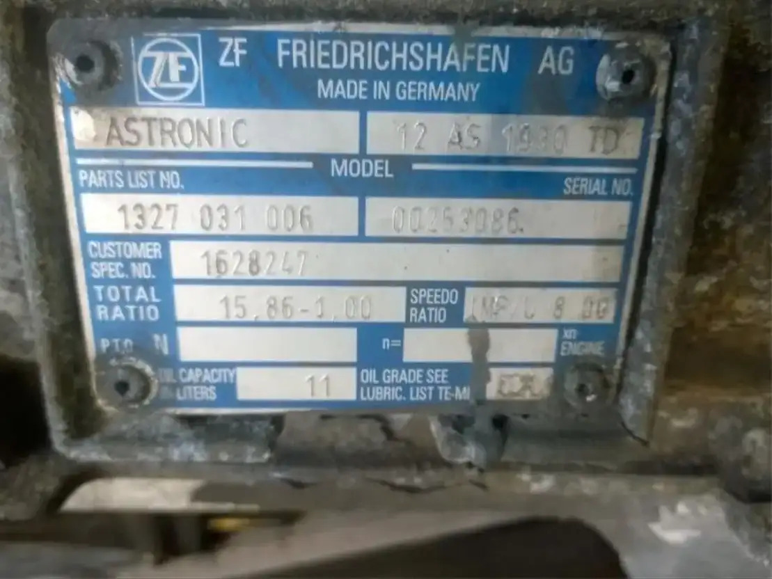 DAF Versnellingsbak 12AS1930 TD - 기어박스 및 부품 트럭 용 : 사진 3 DAF Versnellingsbak 12AS1930 TD - 기어박스 및 부품 트럭 용 : 사진 3