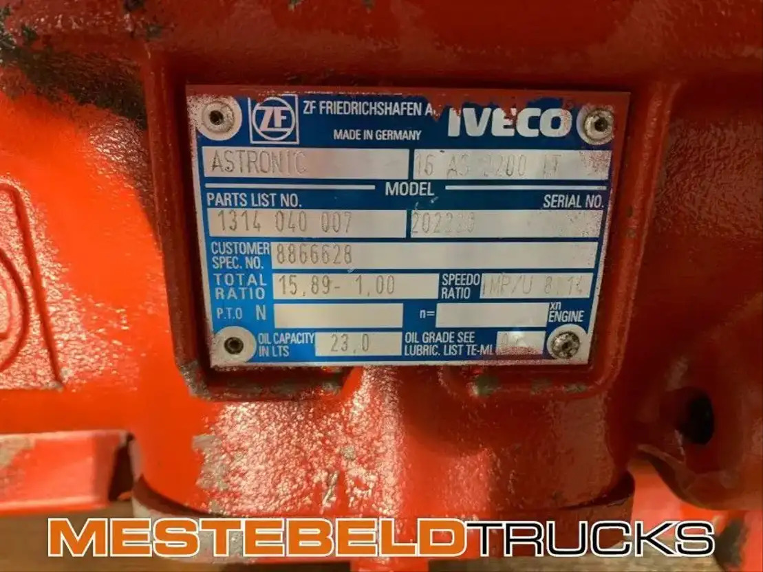 Iveco Versnellingsbak 16 AS 2200 IT - 기어박스 및 부품 트럭 용 : 사진 5 Iveco Versnellingsbak 16 AS 2200 IT - 기어박스 및 부품 트럭 용 : 사진 5