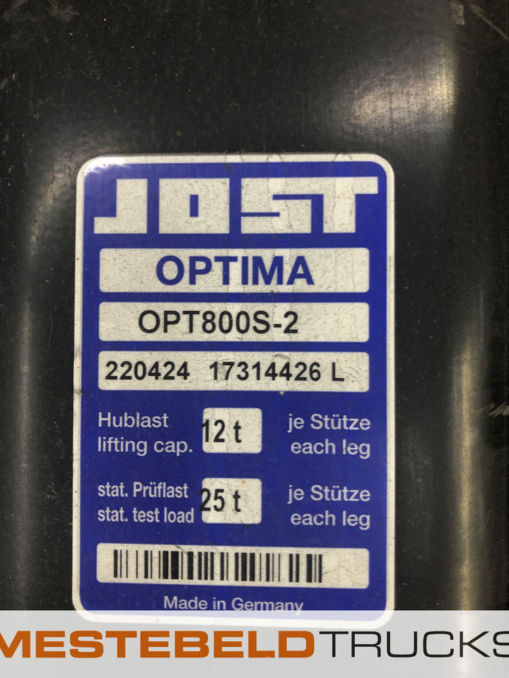 Trailor Set steunpoten Jost Opitma - 프레임/ 시 트럭 용 : 사진 2 Trailor Set steunpoten Jost Opitma - 프레임/ 시 트럭 용 : 사진 2