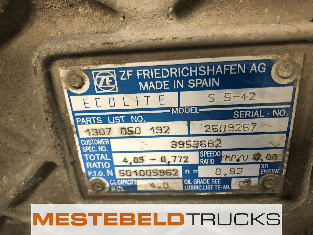 Volvo Versnellingsbak S5-42 FLC - 기어박스 및 부품 트럭 용 : 사진 5 Volvo Versnellingsbak S5-42 FLC - 기어박스 및 부품 트럭 용 : 사진 5