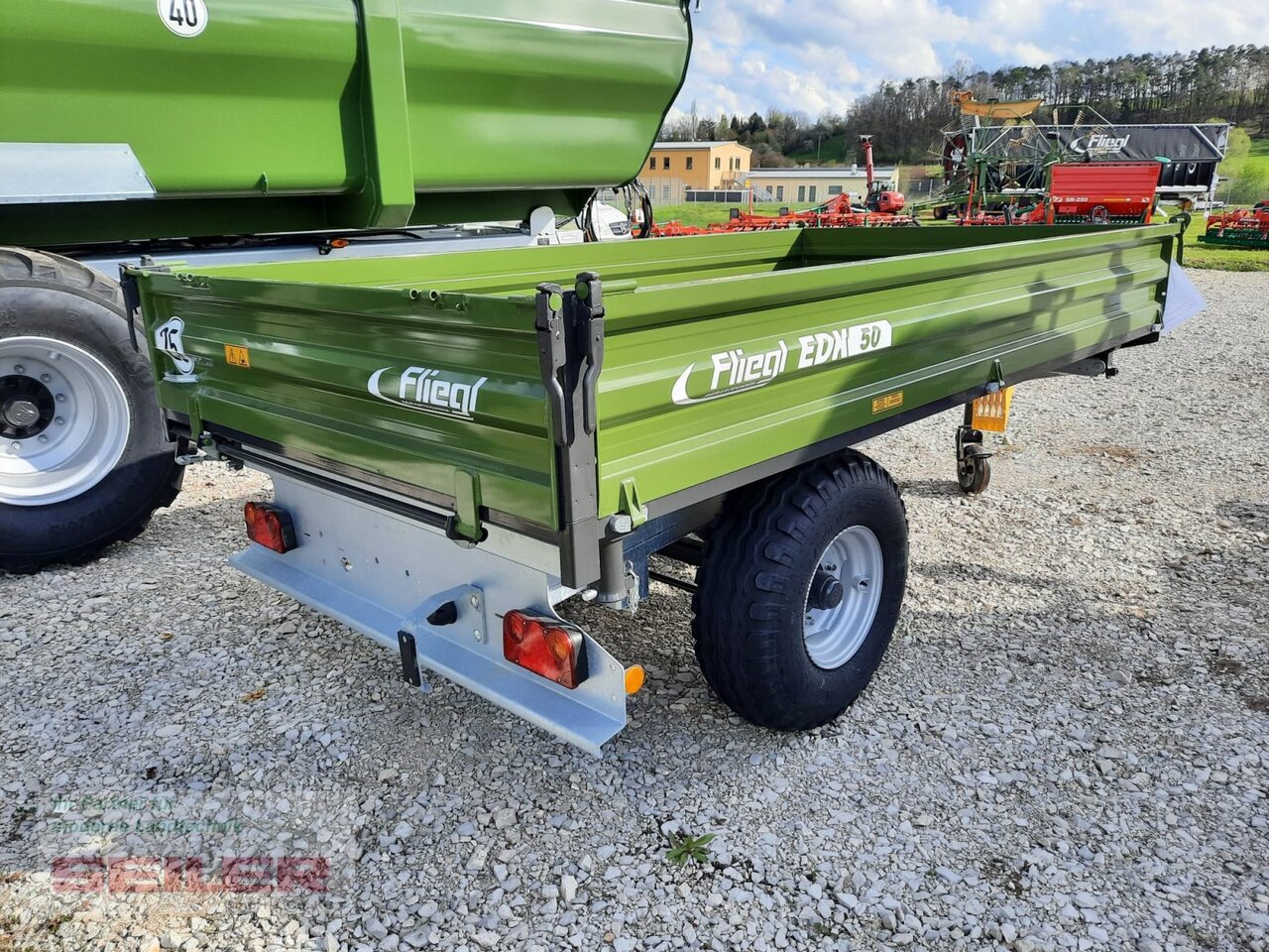 Fliegl EDK 50 FOX - 농장 티핑 트레일러/ 덤프 : 사진 3 Fliegl EDK 50 FOX - 농장 티핑 트레일러/ 덤프 : 사진 3