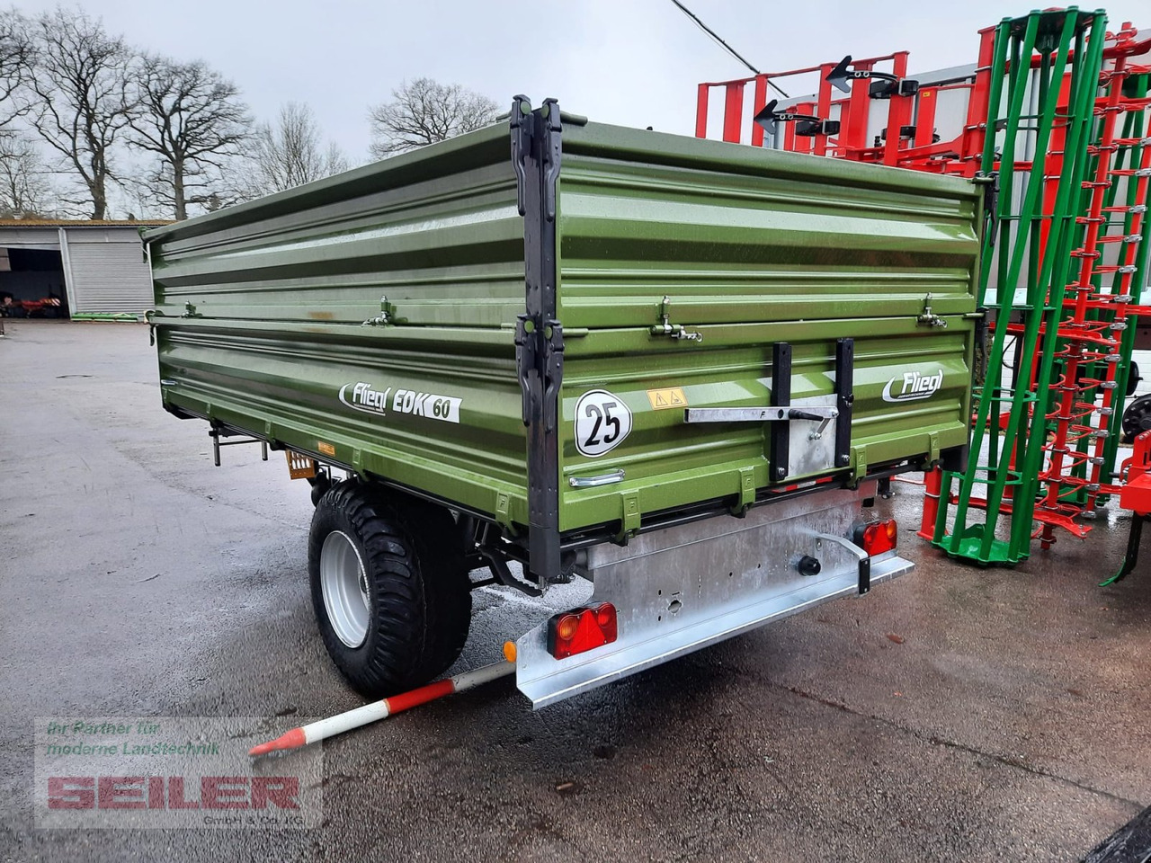 Fliegl EDK 60 FOX - 농장 티핑 트레일러/ 덤프 : 사진 3 Fliegl EDK 60 FOX - 농장 티핑 트레일러/ 덤프 : 사진 3