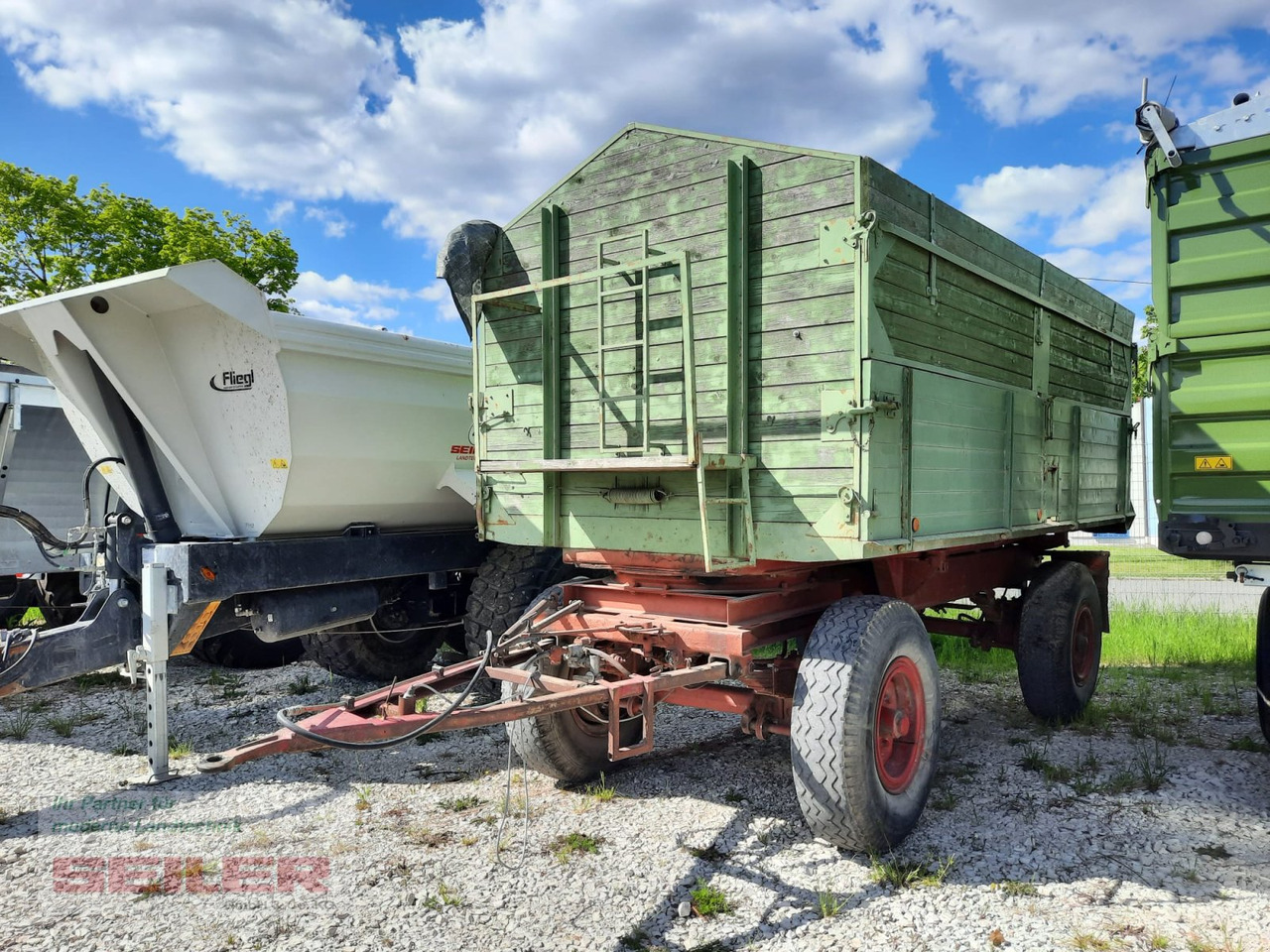 Kässbohrer VKD 12 16t - 농장 티핑 트레일러/ 덤프 : 사진 1 Kässbohrer VKD 12 16t - 농장 티핑 트레일러/ 덤프 : 사진 1