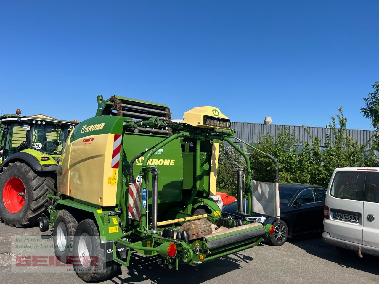 Krone Comprima CF 155 XC - 원형 베일러 : 사진 4 Krone Comprima CF 155 XC - 원형 베일러 : 사진 4