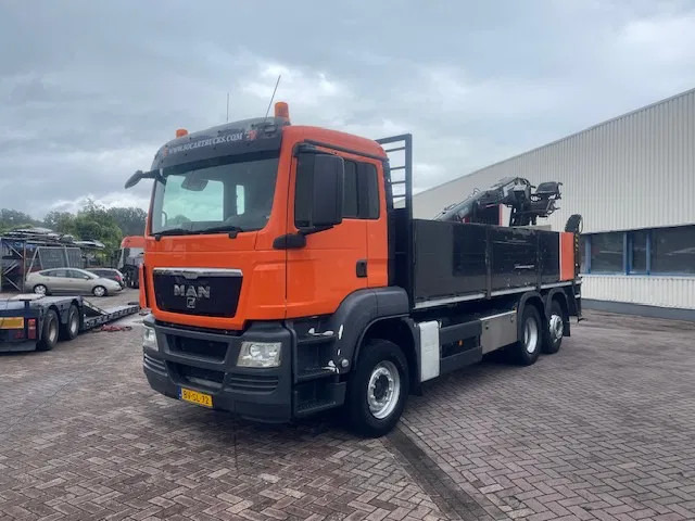 MAN TGS 26.320 6x2 Euro 5 met verrijdbare 14.000 R2 Kennis kraan '2008' met stempels - 크레인 트럭 : 사진 3 MAN TGS 26.320 6x2 Euro 5 met verrijdbare 14.000 R2 Kennis kraan '2008' met stempels - 크레인 트럭 : 사진 3