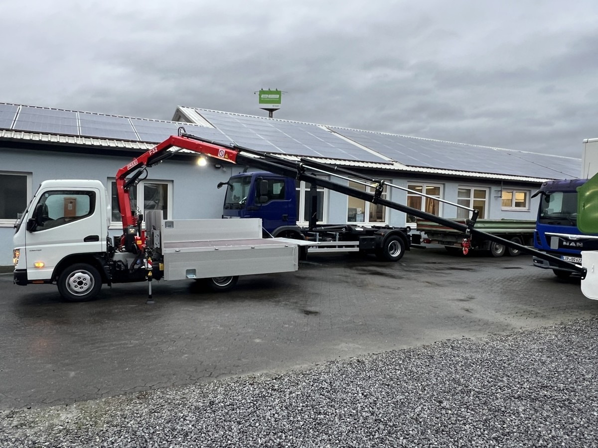 FUSO 3S15 Alu Pritsche 2.80m Ladekran Funk! - 플랫베드 밴 : 사진 5 FUSO 3S15 Alu Pritsche 2.80m Ladekran Funk! - 플랫베드 밴 : 사진 5