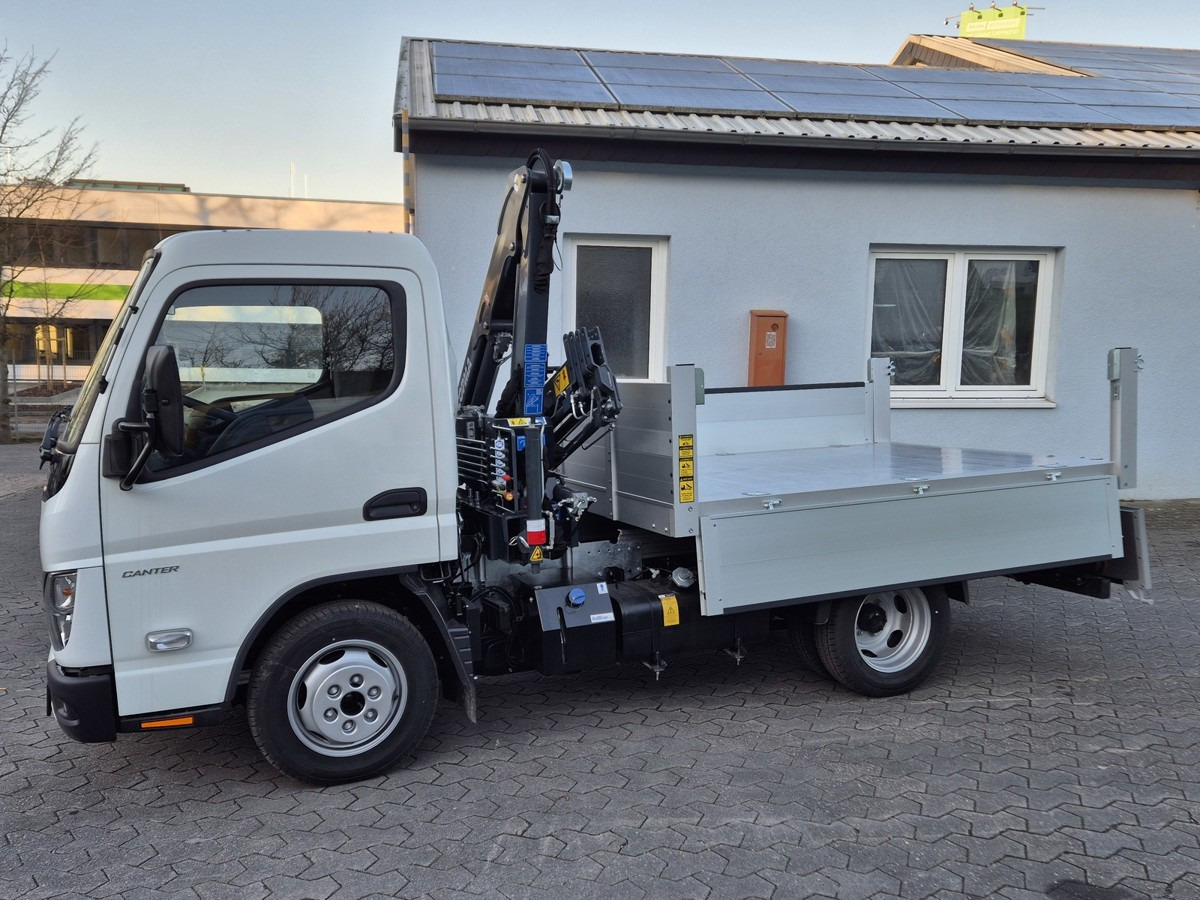 FUSO 3S15 Alukipper mit Ladekran 3 x hydr. - 덤프 밴 : 사진 3 FUSO 3S15 Alukipper mit Ladekran 3 x hydr. - 덤프 밴 : 사진 3