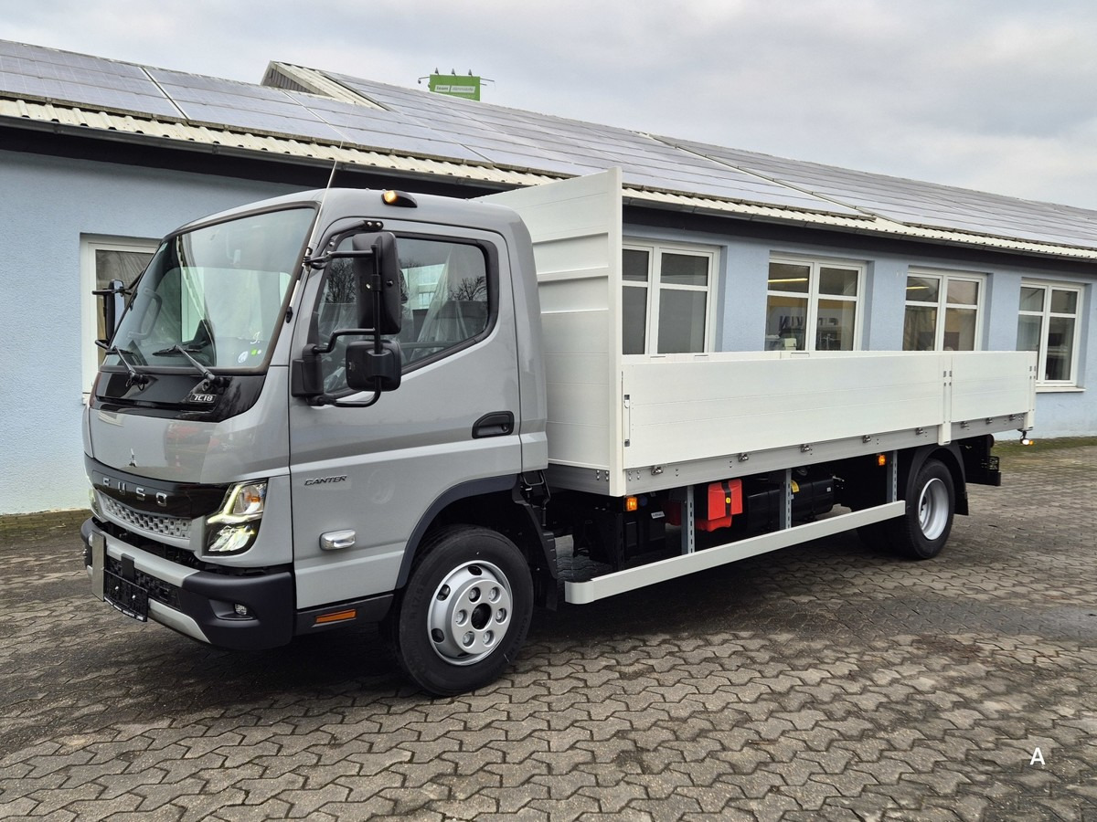 FUSO Canter 7C18 Gastransport ADR Gefahrgut Pritsche - 플랫베드 밴 : 사진 1 FUSO Canter 7C18 Gastransport ADR Gefahrgut Pritsche - 플랫베드 밴 : 사진 1