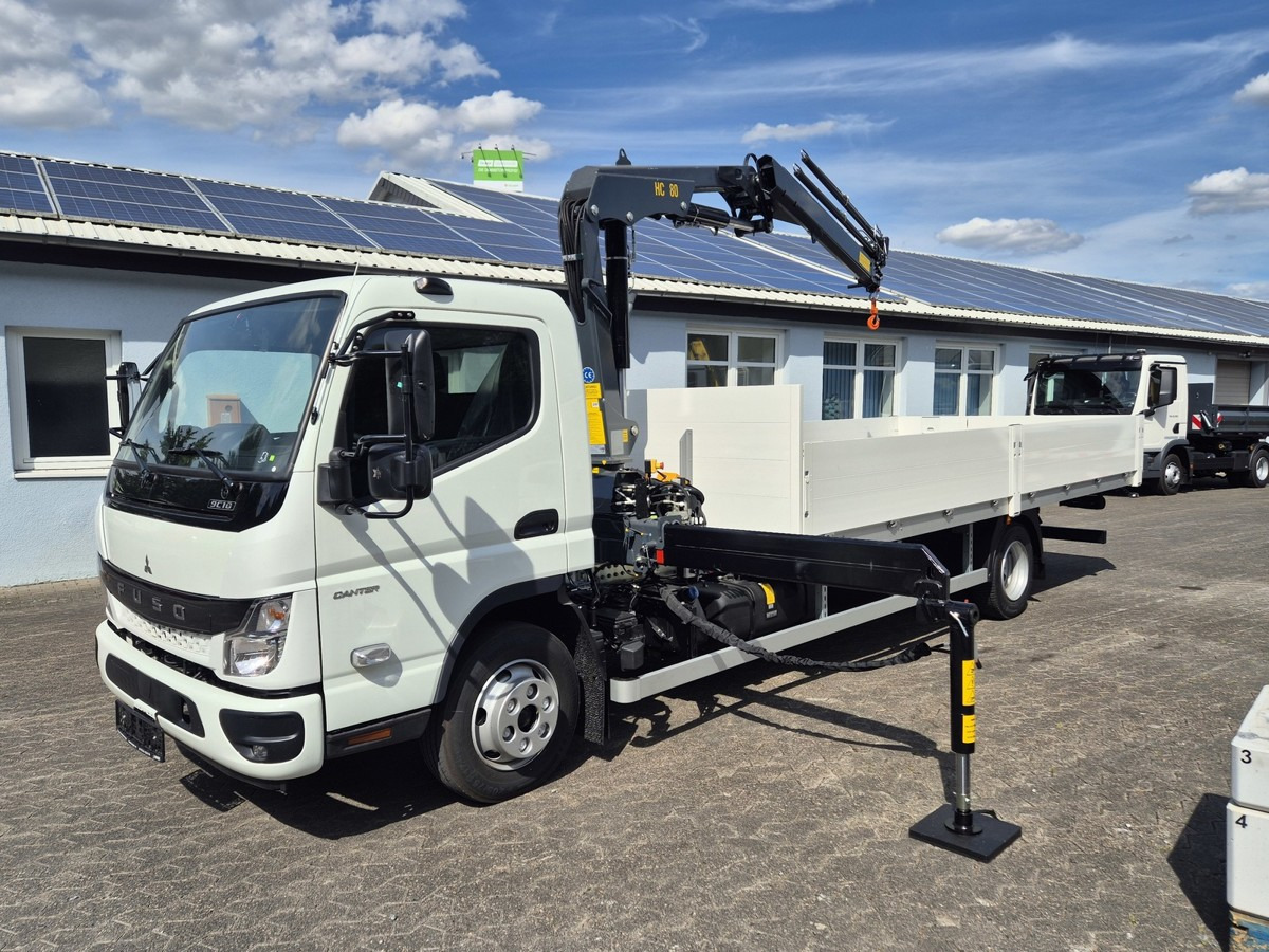FUSO FUSO 9C18 Canter Alu Pritsche 5.5m Kran 3x hydr. - 플랫베드 밴 : 사진 4 FUSO FUSO 9C18 Canter Alu Pritsche 5.5m Kran 3x hydr. - 플랫베드 밴 : 사진 4