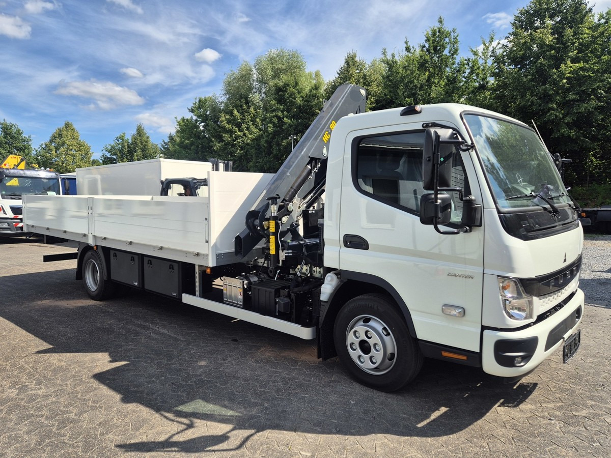 FUSO FUSO 9C18 Canter Alu Pritsche 5.5m Kran 3x hydr. - 플랫베드 밴 : 사진 3 FUSO FUSO 9C18 Canter Alu Pritsche 5.5m Kran 3x hydr. - 플랫베드 밴 : 사진 3