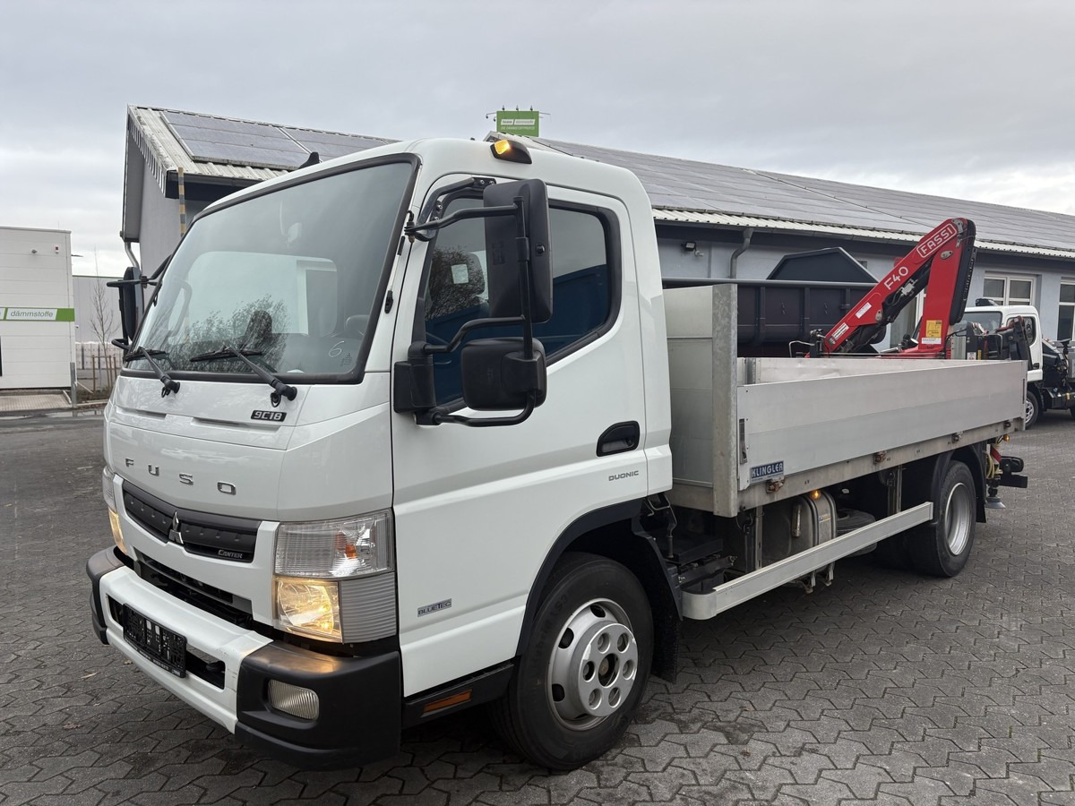 FUSO FUSO 9C18 Canter Pritsche 3.8m Kran 2x hydr. - 플랫베드 밴 : 사진 3 FUSO FUSO 9C18 Canter Pritsche 3.8m Kran 2x hydr. - 플랫베드 밴 : 사진 3