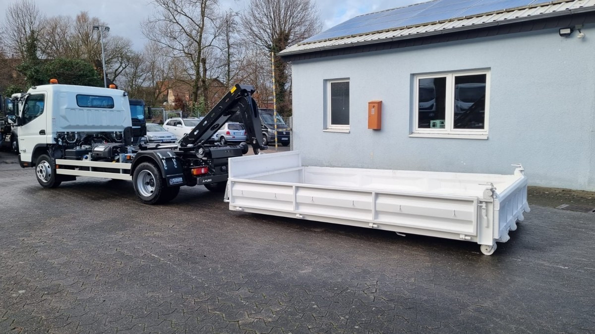 FUSO FUSO 9C18 Duonic City Abrollkipper AHK - 후크 리프트 트럭 : 사진 2 FUSO FUSO 9C18 Duonic City Abrollkipper AHK - 후크 리프트 트럭 : 사진 2