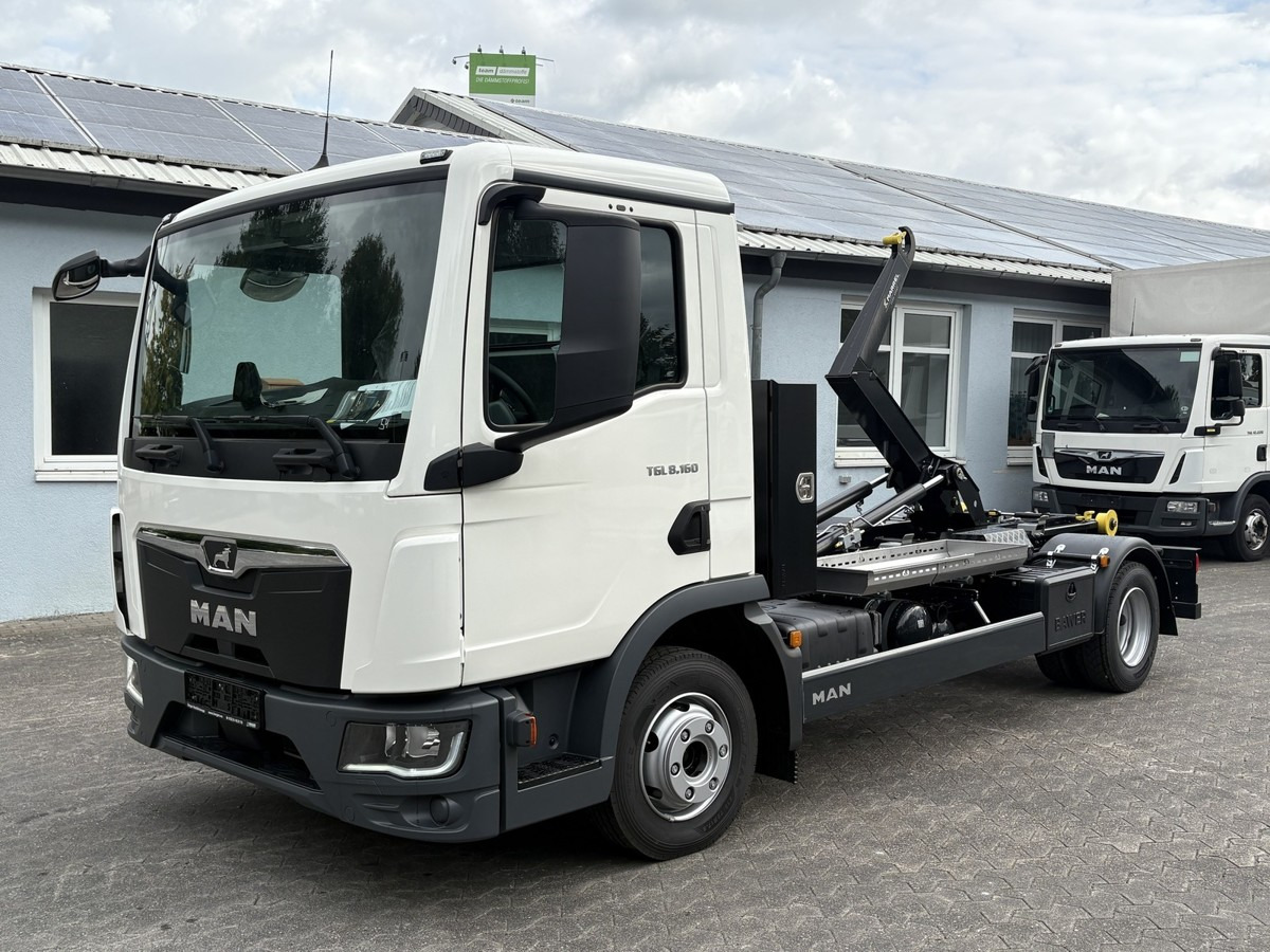 MAN TGL 8.160 BL City Abollkipper Schalter 8.190 - 후크 리프트 트럭 : 사진 1 MAN TGL 8.160 BL City Abollkipper Schalter 8.190 - 후크 리프트 트럭 : 사진 1