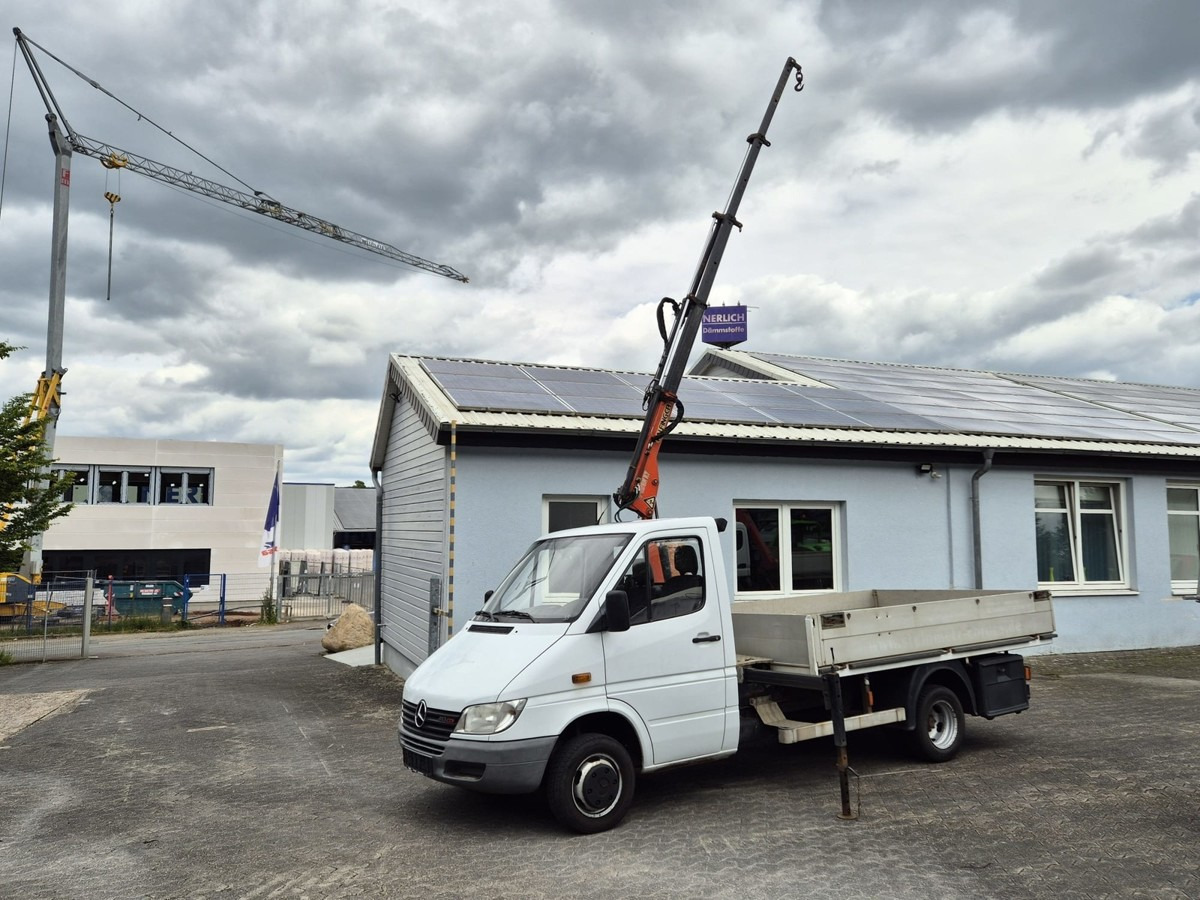 MERCEDES-BENZ Sprinter 413 313 Pritsche Kran Palfinger PC2300 - 플랫베드 밴 : 사진 3 MERCEDES-BENZ Sprinter 413 313 Pritsche Kran Palfinger PC2300 - 플랫베드 밴 : 사진 3
