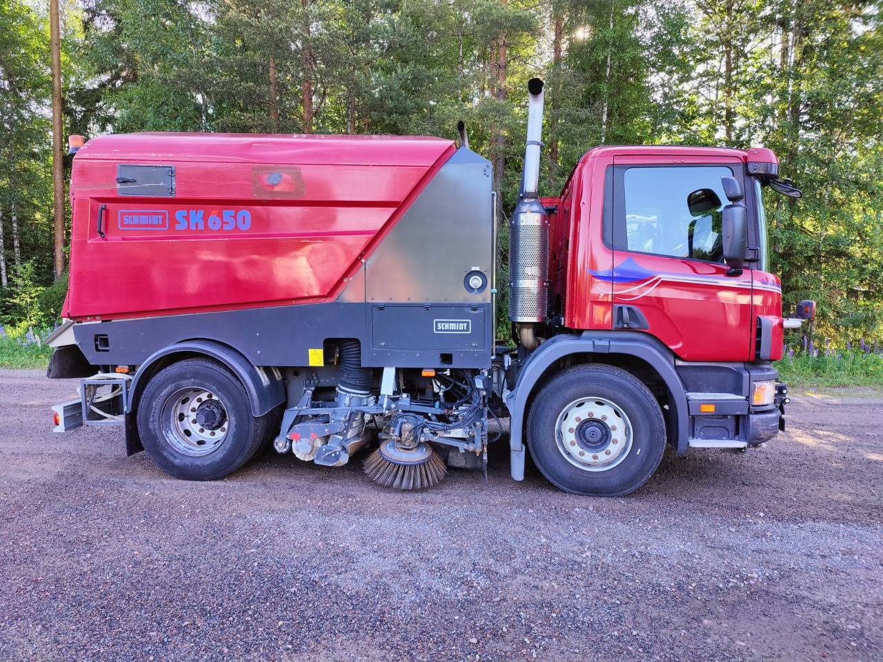 SCHMIDT SK650 / Scania P94 - 거리 청소 차량 : 사진 5 SCHMIDT SK650 / Scania P94 - 거리 청소 차량 : 사진 5