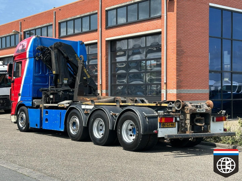 DAF FAK XF105 510 * MANUAL 16x ZF ** PALLFINGER PK20002 ** PALIFT HOOK 25t ** 8X2/4 - 크레인 트럭 : 사진 4 DAF FAK XF105 510 * MANUAL 16x ZF ** PALLFINGER PK20002 ** PALIFT HOOK 25t ** 8X2/4 - 크레인 트럭 : 사진 4