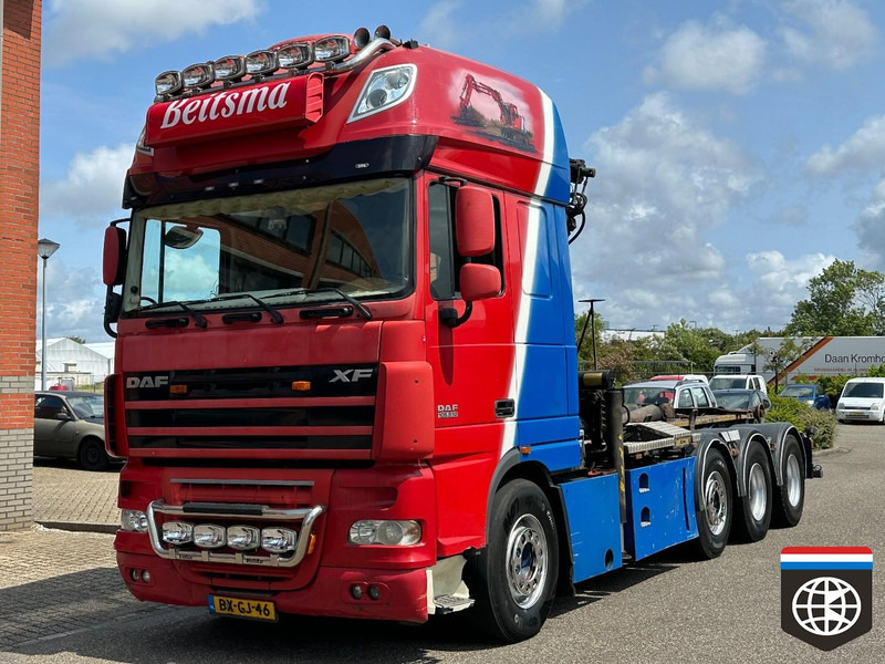 DAF FAK XF105 510 * MANUAL 16x ZF ** PALLFINGER PK20002 ** PALIFT HOOK 25t ** 8X2/4 - 크레인 트럭 : 사진 2 DAF FAK XF105 510 * MANUAL 16x ZF ** PALLFINGER PK20002 ** PALIFT HOOK 25t ** 8X2/4 - 크레인 트럭 : 사진 2