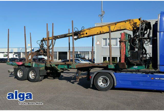 DIEBOLT Teleskop., Holzladekran, 2-Achser, BPW - 목재 세미 트레일러 : 사진 1 DIEBOLT Teleskop., Holzladekran, 2-Achser, BPW - 목재 세미 트레일러 : 사진 1