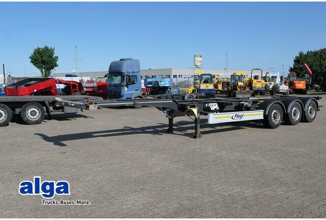 Fliegl SDS 380 SDS01, 20/30 & 40 Fuß Container, BPW - 저하대 세미 트레일러 : 사진 1 Fliegl SDS 380 SDS01, 20/30 & 40 Fuß Container, BPW - 저하대 세미 트레일러 : 사진 1