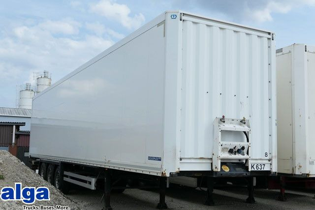 Krone SD, Isoliert, BPW, Krone Douplex Steel, 3-Achser - 밀폐형 박스 세미 트레일러 : 사진 1 Krone SD, Isoliert, BPW, Krone Douplex Steel, 3-Achser - 밀폐형 박스 세미 트레일러 : 사진 1