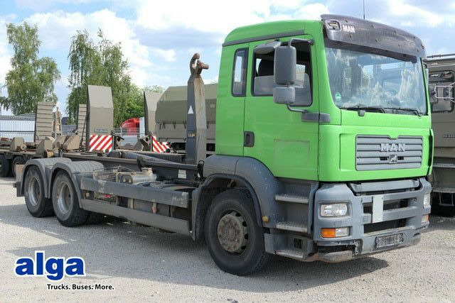 MAN 26.390 TGA BL 6x4, VDL S-21 6200, Klima, Luftfe. - 후크 리프트 트럭 : 사진 1 MAN 26.390 TGA BL 6x4, VDL S-21 6200, Klima, Luftfe. - 후크 리프트 트럭 : 사진 1
