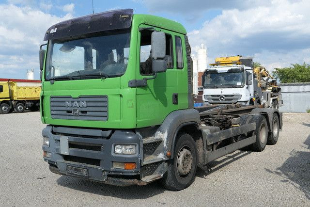 MAN 26.390 TGA BL 6x4, VDL S-21 6200, Klima, Luftfe. - 후크 리프트 트럭 : 사진 3 MAN 26.390 TGA BL 6x4, VDL S-21 6200, Klima, Luftfe. - 후크 리프트 트럭 : 사진 3