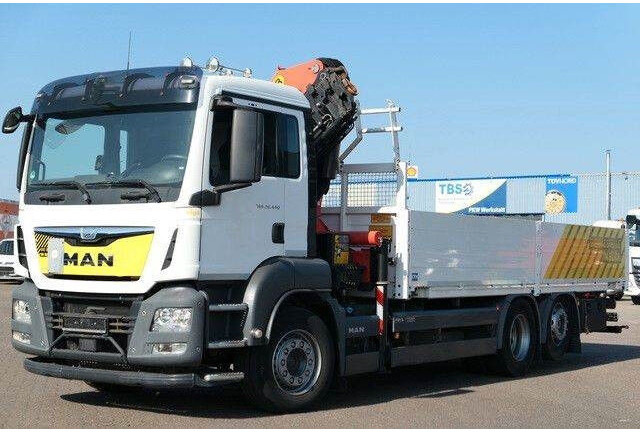 드롭사이드/ 플랫베드 트럭 MAN 26.440 TGS LL 6x2, Palfinger PK 22002, Klima,AHK : 사진 8 드롭사이드/ 플랫베드 트럭 MAN 26.440 TGS LL 6x2, Palfinger PK 22002, Klima,AHK : 사진 8