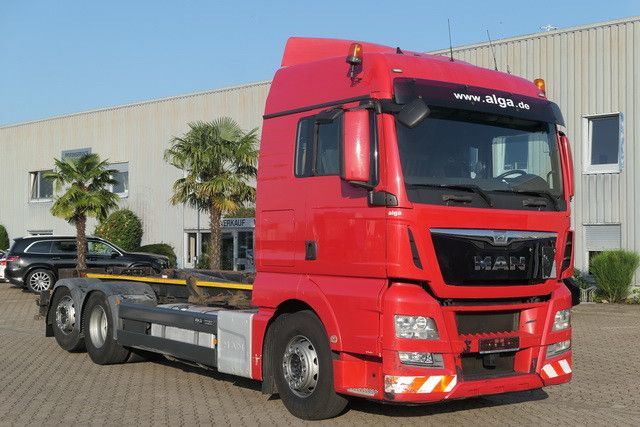 MAN 26.440 TGX LL 6x2, VDL S-21-6400, Klima, Navi - 후크 리프트 트럭 : 사진 2 MAN 26.440 TGX LL 6x2, VDL S-21-6400, Klima, Navi - 후크 리프트 트럭 : 사진 2