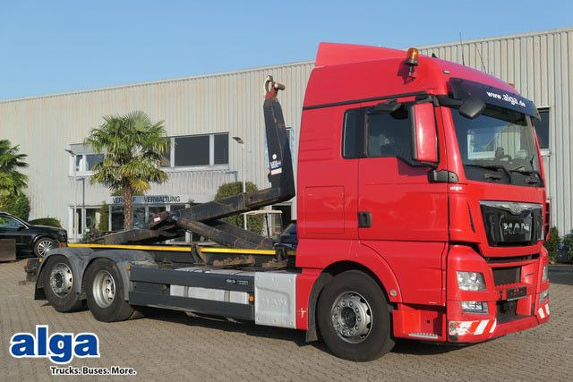 MAN 26.440 TGX LL 6x2, VDL S-21-6400, Klima, Navi - 후크 리프트 트럭 : 사진 1 MAN 26.440 TGX LL 6x2, VDL S-21-6400, Klima, Navi - 후크 리프트 트럭 : 사진 1
