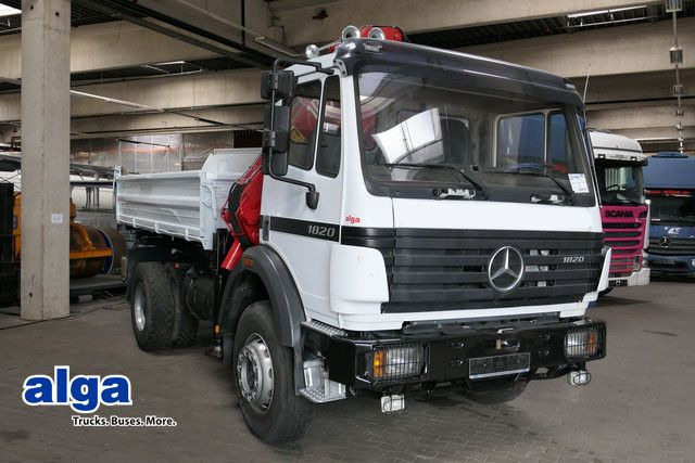 Mercedes-Benz 1820 AK 4x4, HMF 1003 K2, Allrad, AHK, Blattfed. - 덤프트럭, 크레인 트럭 : 사진 1 Mercedes-Benz 1820 AK 4x4, HMF 1003 K2, Allrad, AHK, Blattfed. - 덤프트럭, 크레인 트럭 : 사진 1