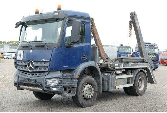 Mercedes-Benz 1832 K Arocs 4x2, Hiab SLT 140, teleskop., Klima - 케이블 시스템 트럭 : 사진 5 Mercedes-Benz 1832 K Arocs 4x2, Hiab SLT 140, teleskop., Klima - 케이블 시스템 트럭 : 사진 5