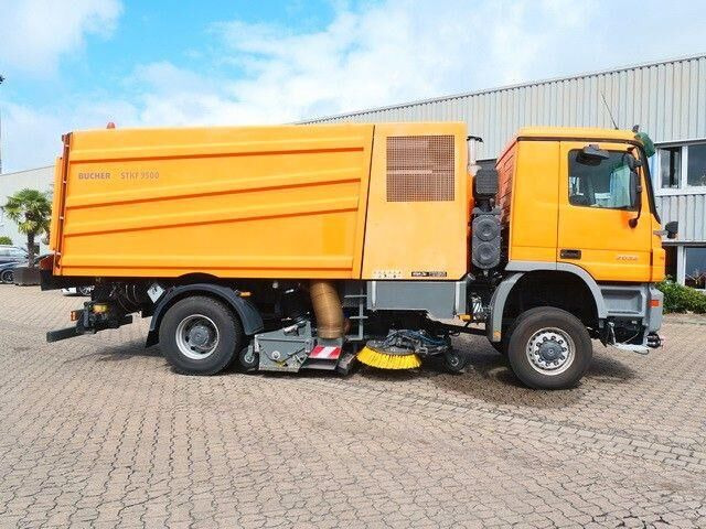 Mercedes-Benz 2032 A Actros 4x4, Bucher STKF 9500, Airport, AC - 거리 청소 차량 : 사진 2 Mercedes-Benz 2032 A Actros 4x4, Bucher STKF 9500, Airport, AC - 거리 청소 차량 : 사진 2