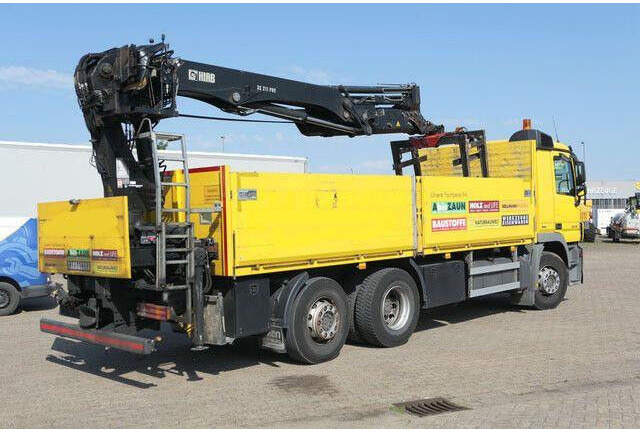 Mercedes-Benz 2536 Actros/MP3/HIAB 211DL/AHK/Klima - 드롭사이드/ 플랫베드 트럭 : 사진 5 Mercedes-Benz 2536 Actros/MP3/HIAB 211DL/AHK/Klima - 드롭사이드/ 플랫베드 트럭 : 사진 5