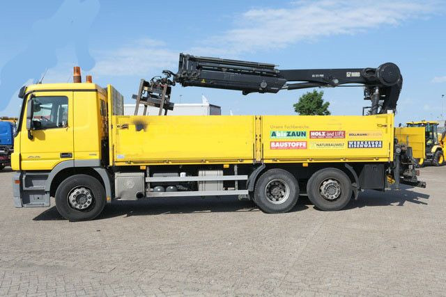 Mercedes-Benz 2536 Actros/MP3/HIAB 211DL/AHK/Klima - 드롭사이드/ 플랫베드 트럭, 크레인 트럭 : 사진 4 Mercedes-Benz 2536 Actros/MP3/HIAB 211DL/AHK/Klima - 드롭사이드/ 플랫베드 트럭, 크레인 트럭 : 사진 4