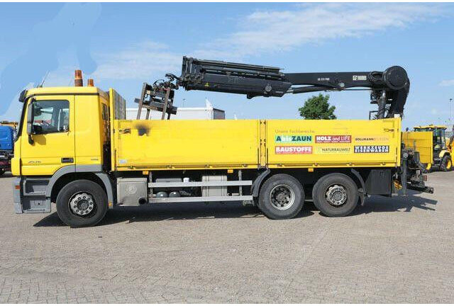 Mercedes-Benz 2536 Actros/MP3/HIAB 211DL/AHK/Klima - 드롭사이드/ 플랫베드 트럭 : 사진 4 Mercedes-Benz 2536 Actros/MP3/HIAB 211DL/AHK/Klima - 드롭사이드/ 플랫베드 트럭 : 사진 4