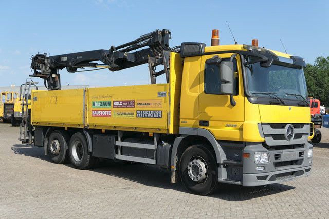 Mercedes-Benz 2536 Actros/MP3/HIAB 211DL/AHK/Klima - 드롭사이드/ 플랫베드 트럭, 크레인 트럭 : 사진 3 Mercedes-Benz 2536 Actros/MP3/HIAB 211DL/AHK/Klima - 드롭사이드/ 플랫베드 트럭, 크레인 트럭 : 사진 3
