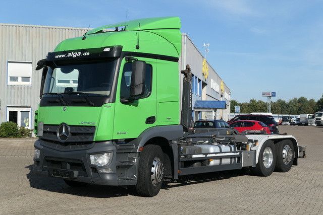 Mercedes-Benz 2546 L Actros 6x2, Meiller RS21.70, Lenk-Lift - 후크 리프트 트럭 : 사진 3 Mercedes-Benz 2546 L Actros 6x2, Meiller RS21.70, Lenk-Lift - 후크 리프트 트럭 : 사진 3