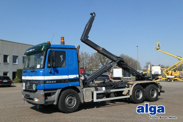 Mercedes-Benz 3343 Actros 6x4, Multilift LHS26056, Klima, AHK - 후크 리프트 트럭 : 사진 1 Mercedes-Benz 3343 Actros 6x4, Multilift LHS26056, Klima, AHK - 후크 리프트 트럭 : 사진 1