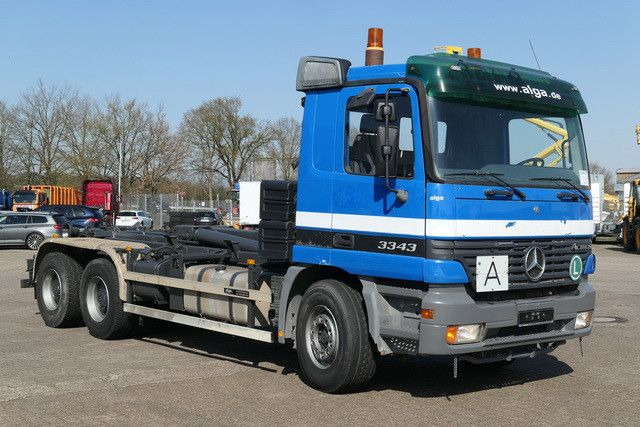 Mercedes-Benz 3343 Actros 6x4, Multilift LHS26056, Klima, AHK - 후크 리프트 트럭 : 사진 5 Mercedes-Benz 3343 Actros 6x4, Multilift LHS26056, Klima, AHK - 후크 리프트 트럭 : 사진 5