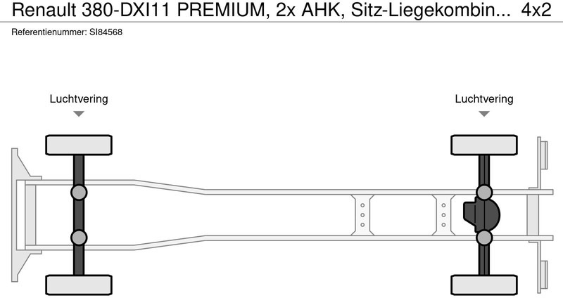 캡 새시 트럭 Renault 380-DXI11 PREMIUM, 2x AHK, Sitz-Liegekombination : 사진 13 캡 새시 트럭 Renault 380-DXI11 PREMIUM, 2x AHK, Sitz-Liegekombination : 사진 13