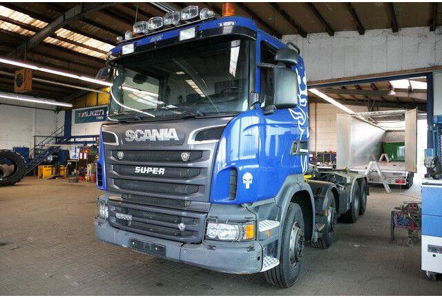 Scania R 500 8x4, Palfinger P24A, Knickarm, Retarder,AC - 후크 리프트 트럭 : 사진 2 Scania R 500 8x4, Palfinger P24A, Knickarm, Retarder,AC - 후크 리프트 트럭 : 사진 2