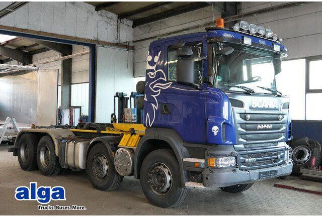 Scania R 500 8x4, Palfinger P24A, Knickarm, Retarder,AC - 후크 리프트 트럭 : 사진 1 Scania R 500 8x4, Palfinger P24A, Knickarm, Retarder,AC - 후크 리프트 트럭 : 사진 1