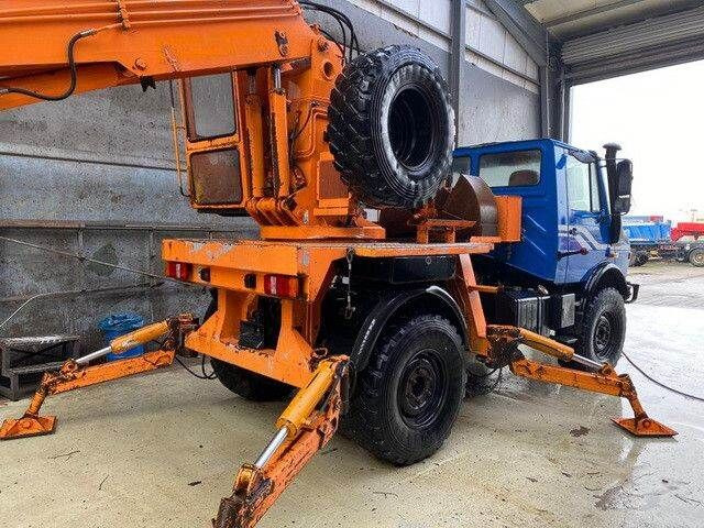 Unimog U 1450 4x4, Kran, Seilwinde - 건설기계 : 사진 2 Unimog U 1450 4x4, Kran, Seilwinde - 건설기계 : 사진 2