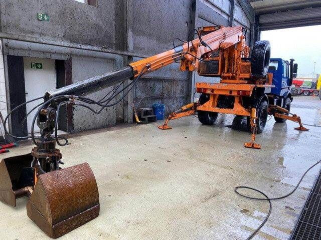 Unimog U 1450 4x4, Kran, Seilwinde - 건설기계 : 사진 3 Unimog U 1450 4x4, Kran, Seilwinde - 건설기계 : 사진 3