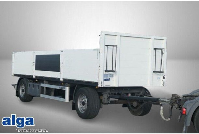 Wilken A18-4-3, Verzinkt, Luftfederung,Baustoffe - 드롭사이드/ 플랫베드 트레일러 : 사진 1 Wilken A18-4-3, Verzinkt, Luftfederung,Baustoffe - 드롭사이드/ 플랫베드 트레일러 : 사진 1