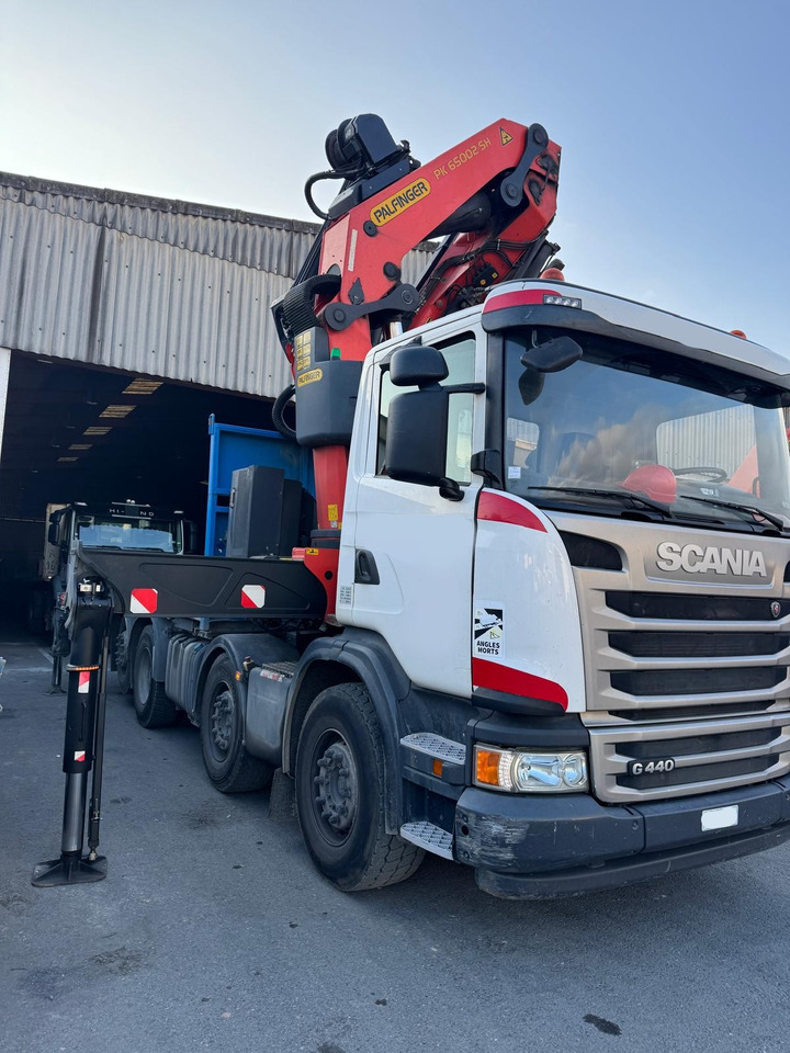 SCANIA G440 - 드롭사이드/ 플랫베드 트럭, 크레인 트럭 : 사진 1 SCANIA G440 - 드롭사이드/ 플랫베드 트럭, 크레인 트럭 : 사진 1