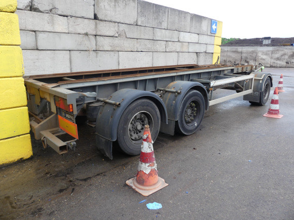 REF:WS-RS-95 - Remorque porte container GS Meppel AIC-2700N - 컨테이너 운반 장치/ 스와프 보디 트레일러 : 사진 3 REF:WS-RS-95 - Remorque porte container GS Meppel AIC-2700N - 컨테이너 운반 장치/ 스와프 보디 트레일러 : 사진 3