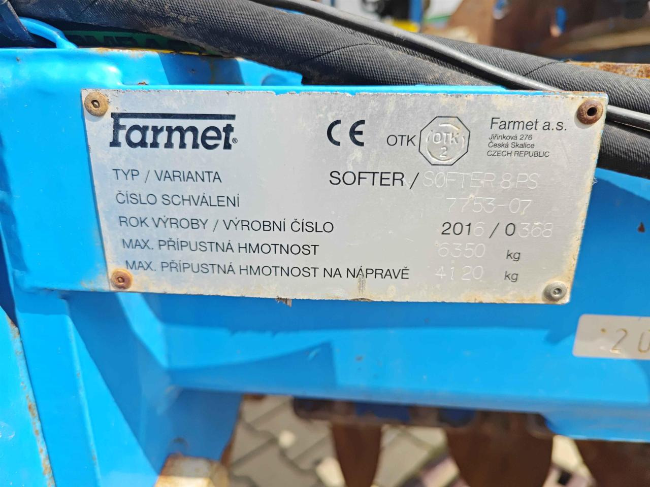 Farmet Softer 8PS - 체인 해로 : 사진 3 Farmet Softer 8PS - 체인 해로 : 사진 3