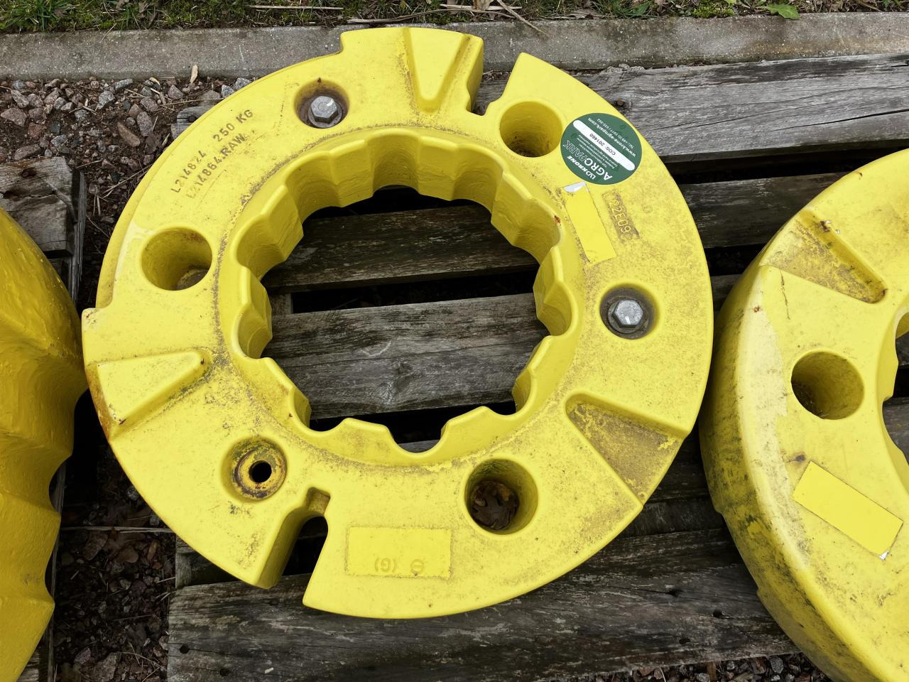 John Deere 2x 250kg - 예비 부속 농업용 기계 용 : 사진 4 John Deere 2x 250kg - 예비 부속 농업용 기계 용 : 사진 4